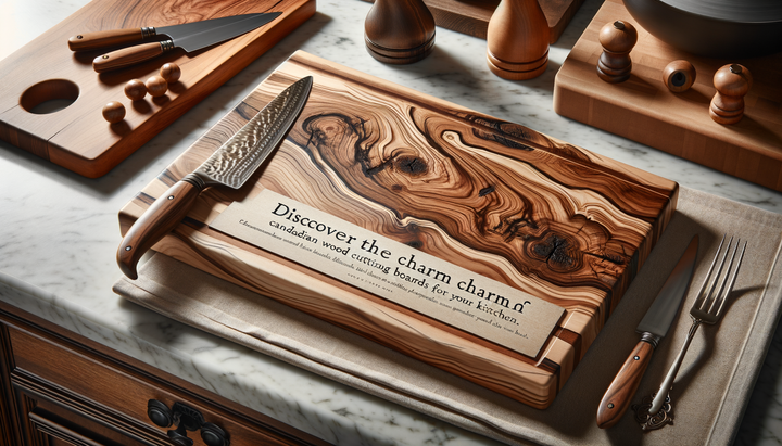 "Discover the Charm of Handcrafted Canadian Wood Cutting Boards for Your Kitchen"